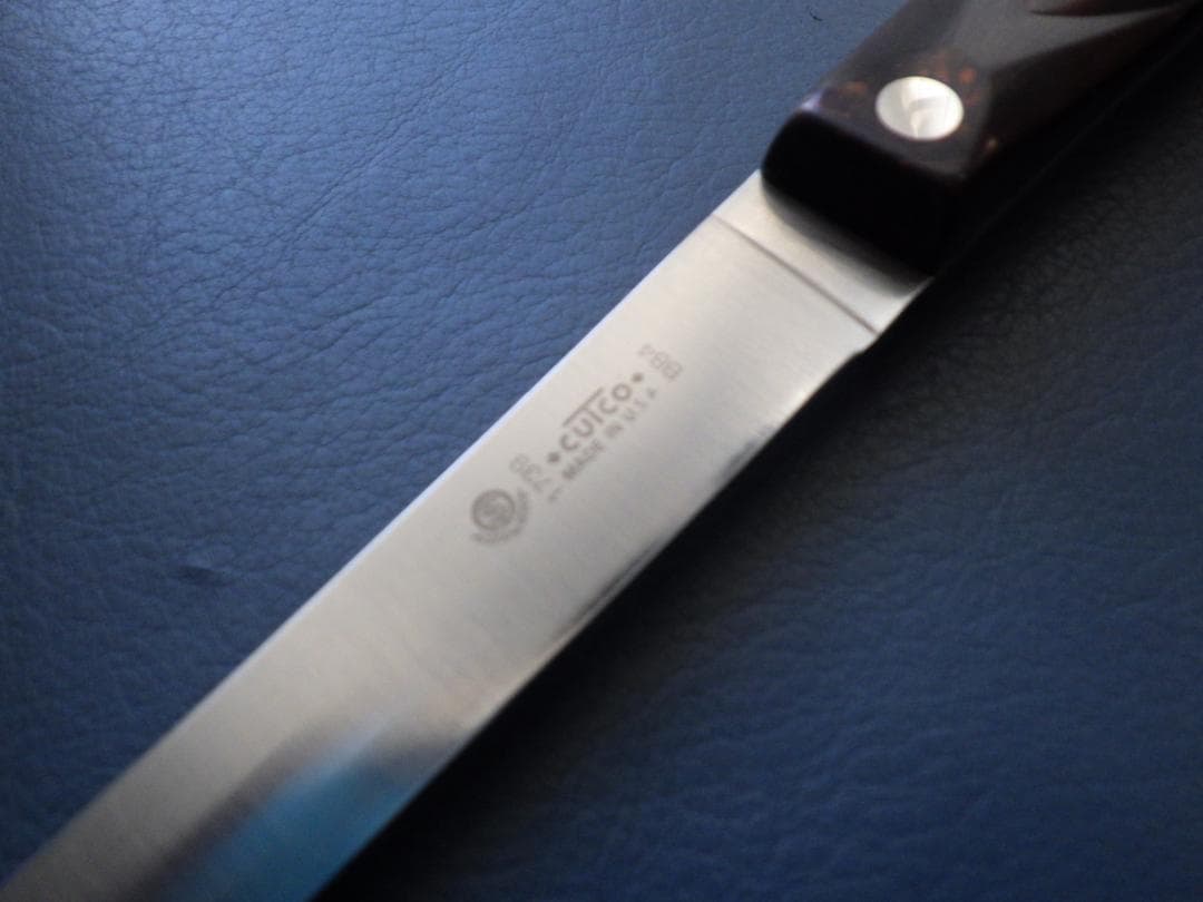 US高級サーモンスライサーナイフ包丁1739★高炭素鋼★ニッケル銀合金リベット