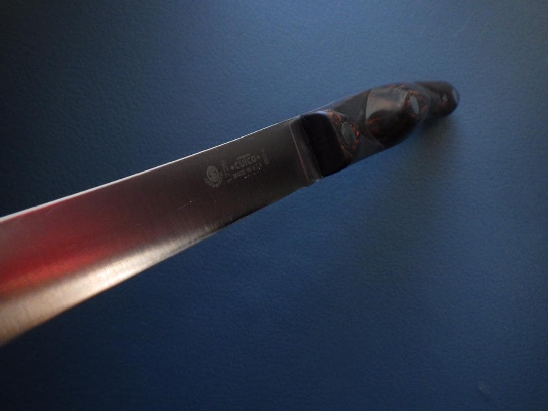 US高級サーモンスライサーナイフ包丁1739★高炭素鋼★ニッケル銀合金リベット