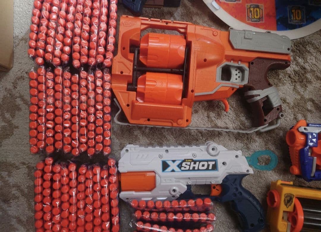 ナーフ　色々セット ゾンビ ストライク NERF 新品弾300発以上