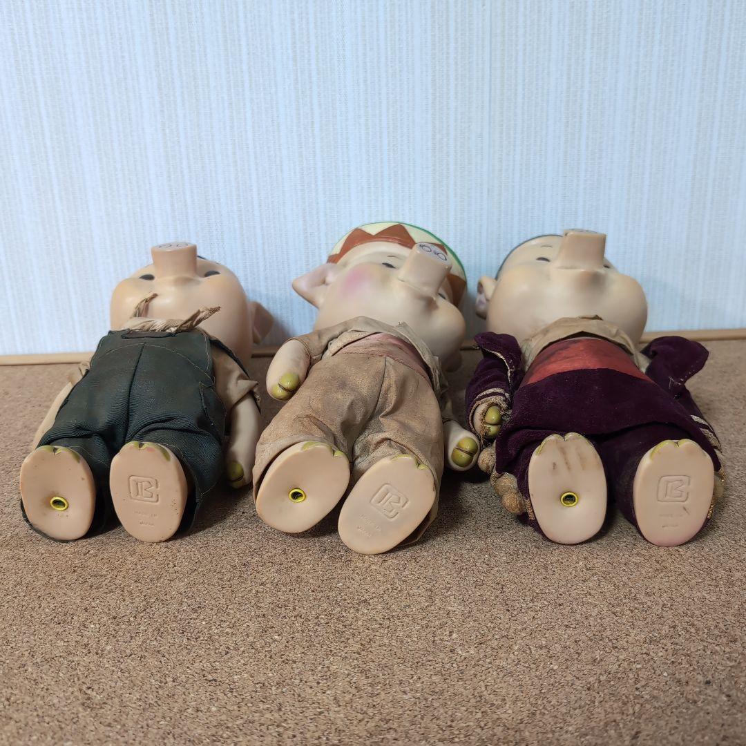 ブーフーウー　NHK 当時物　フィギュア 3体セット