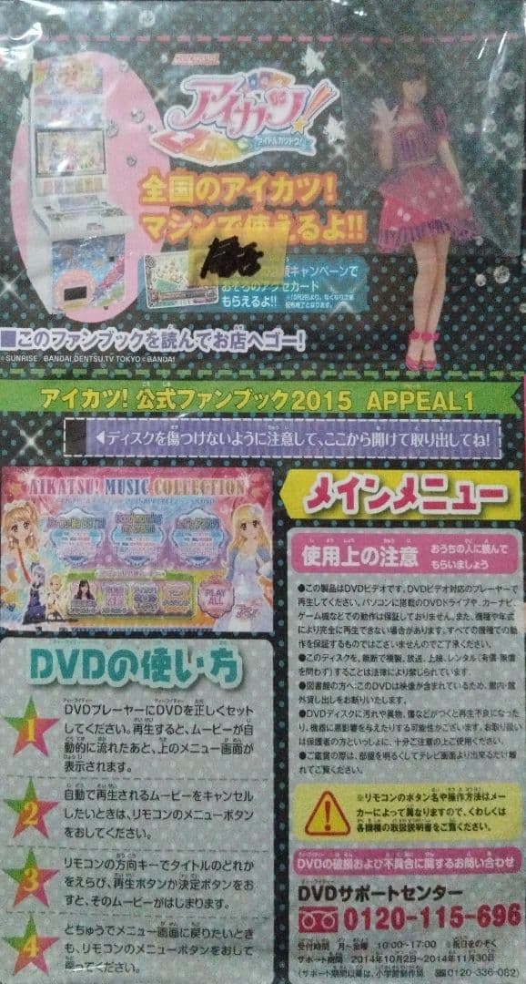 9853☆プリンセスパレスコーデ＆特別DVDセット アイカツ ファンブック