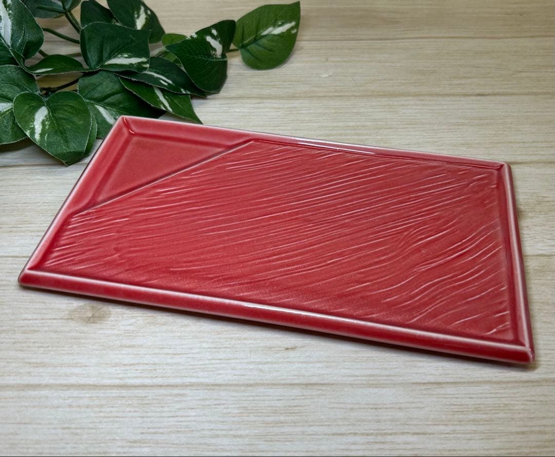 23cm餃子プレート朱微(4枚)