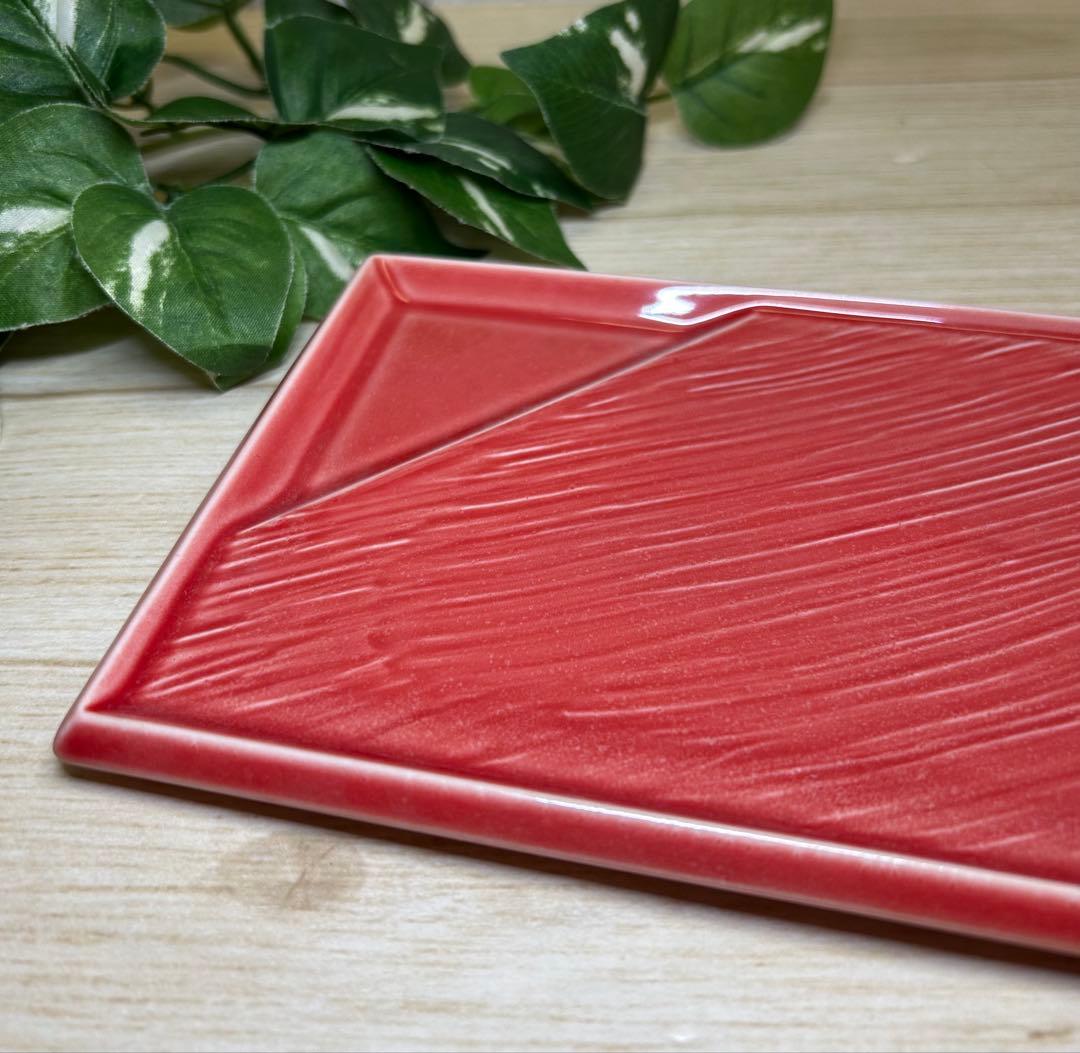 23cm餃子プレート朱微(4枚)