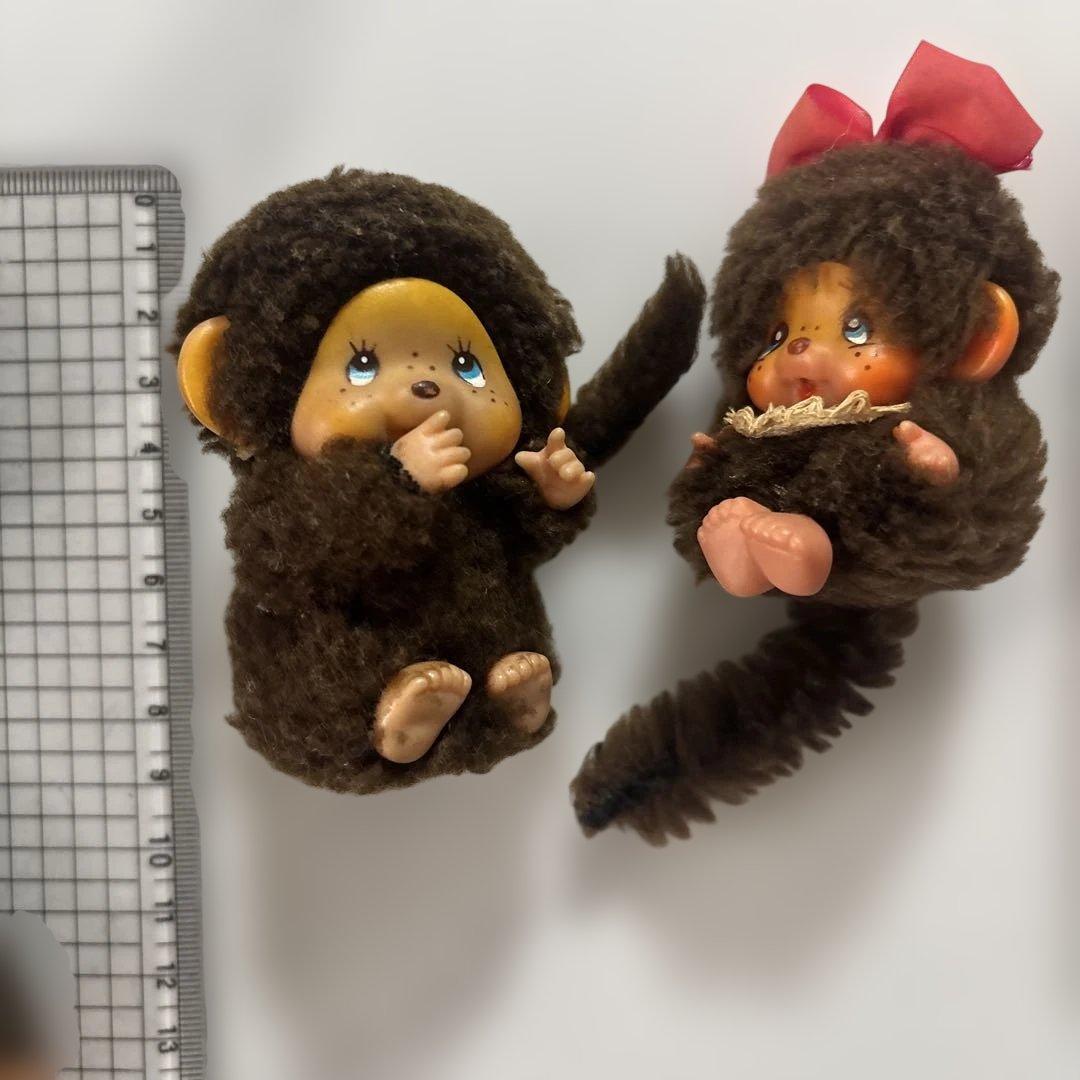 レトロ　モンチッチ ぬいぐるみ 3点セット＋ 飾り物モンチッチ１点