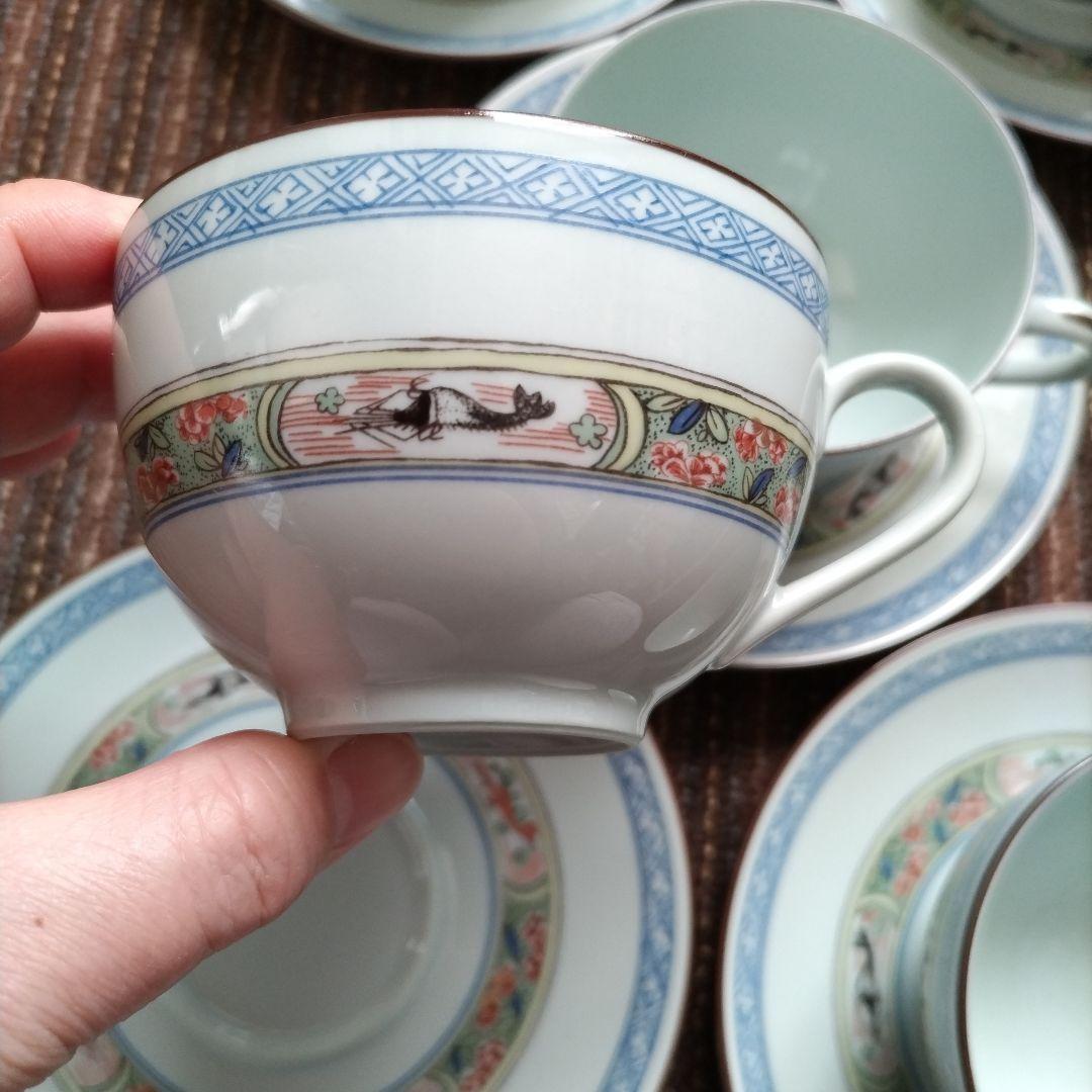 【美品】リモージュ　レイノー　ピュイフォルカ　Kan Sou　C＆S　５客