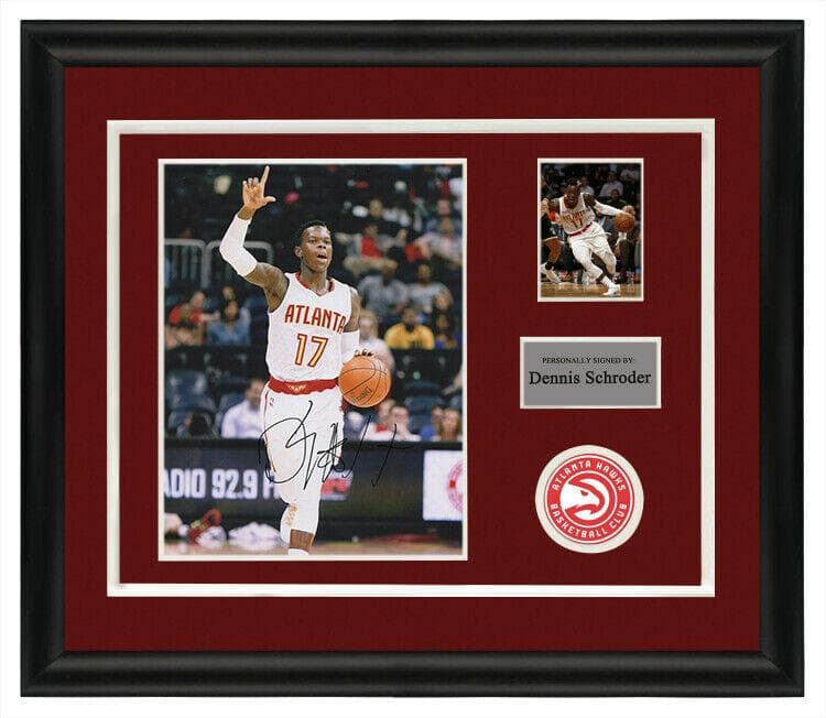 直筆サイン入り写真 デニス・シュレーダー オクラホマシティ・サンダーSA鑑定済