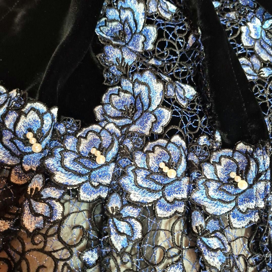 ベルベット♢豪華レースストール No.65