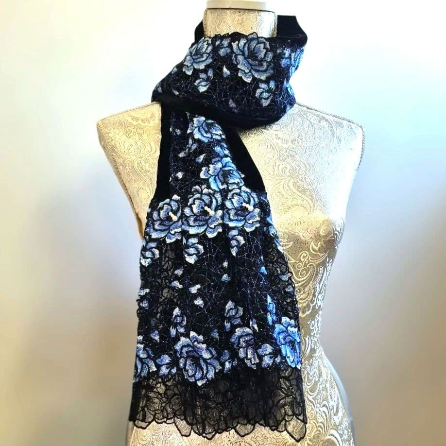 ベルベット♢豪華レースストール No.65