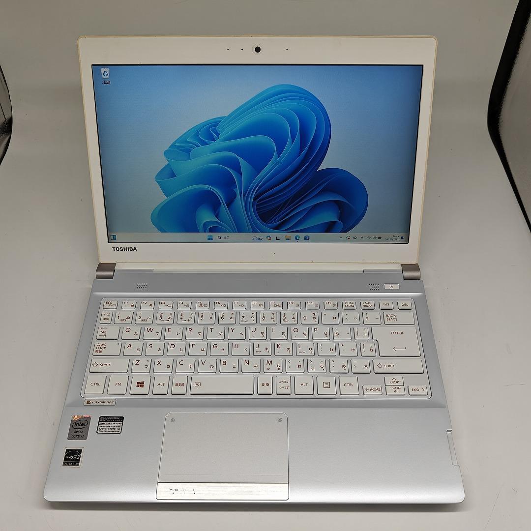 【東芝】R734 高速i7 新品SSD256GB 8GB ホワイト ノートPC