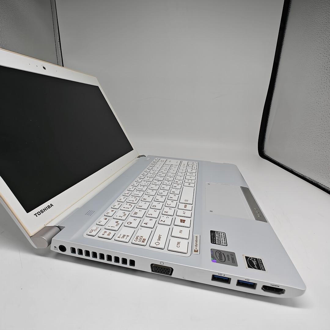 【東芝】R734 高速i7 新品SSD256GB 8GB ホワイト ノートPC