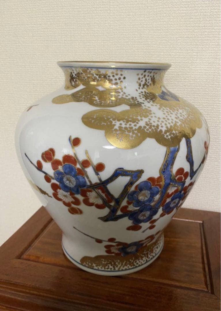 有田焼　花瓶　花器　壺　金彩 置物
