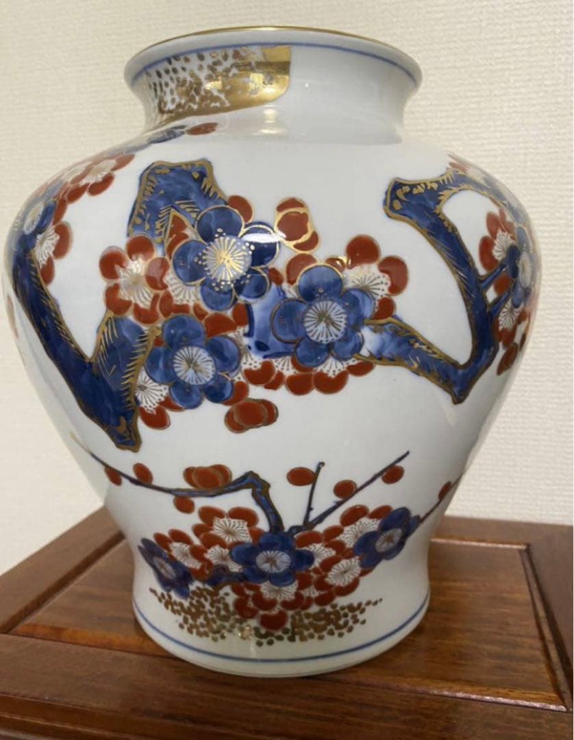 有田焼　花瓶　花器　壺　金彩 置物