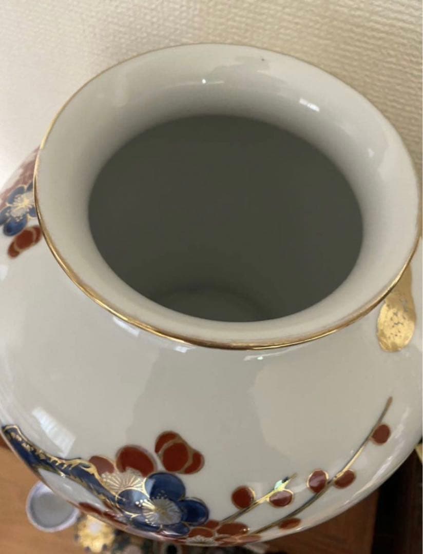 有田焼　花瓶　花器　壺　金彩 置物
