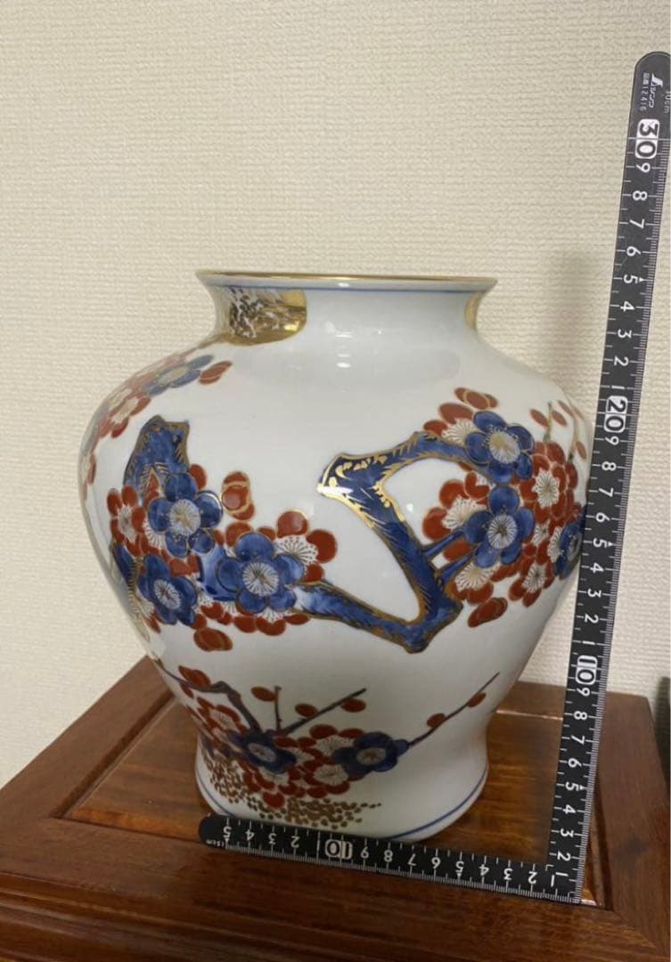 有田焼　花瓶　花器　壺　金彩 置物