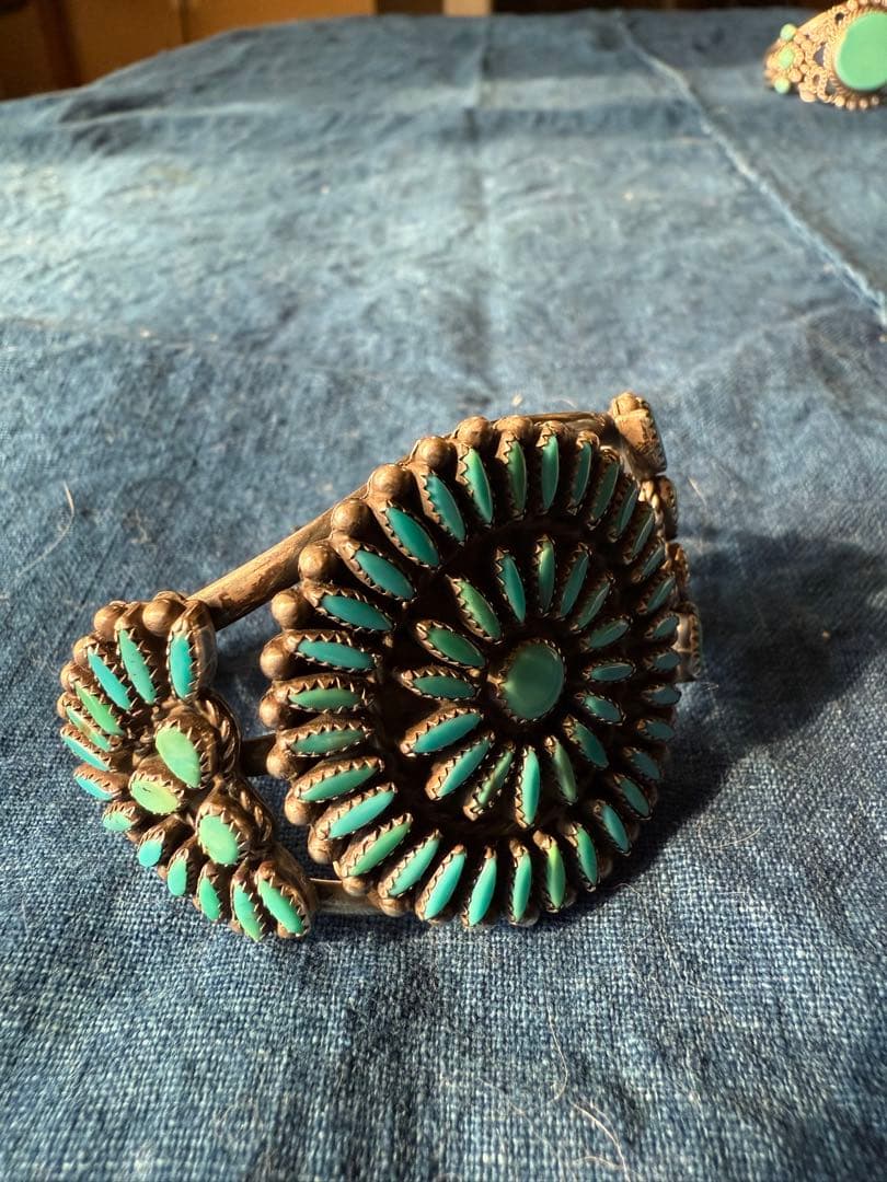◯ネイティブ・アメリカン 　　ターコイズのバングル