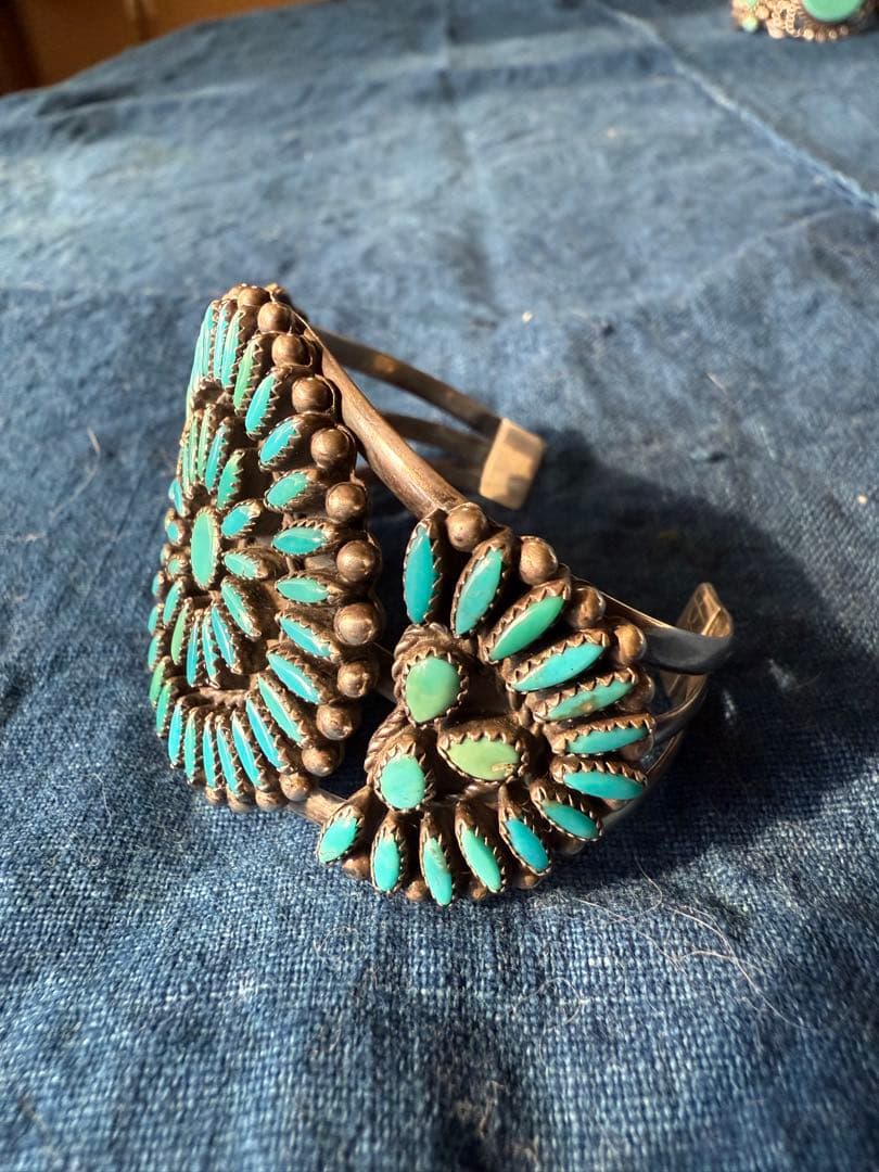 ◯ネイティブ・アメリカン 　　ターコイズのバングル