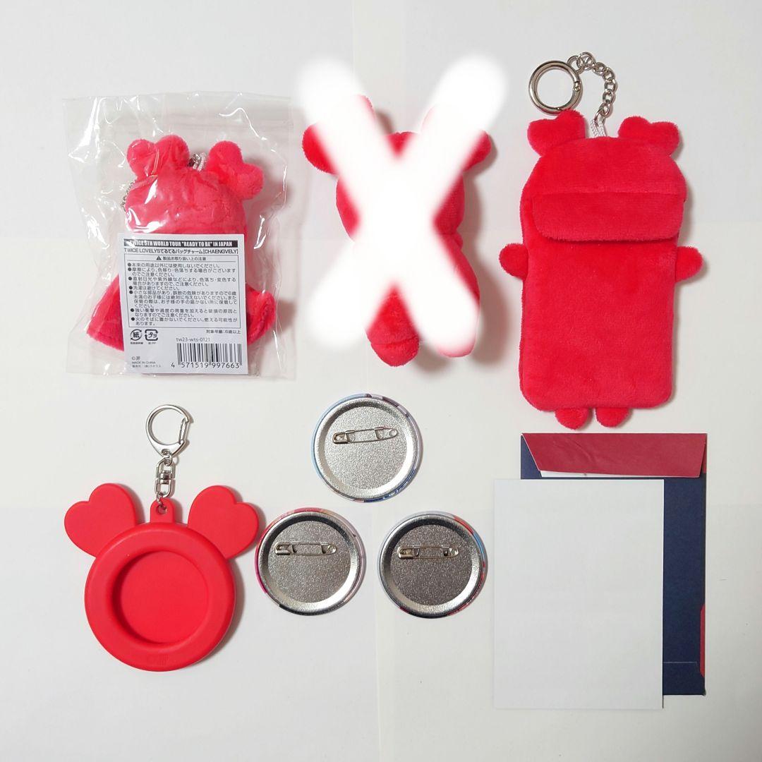 TWICE チェヨン チェンブリー フォトカードホルダー てるてる 缶バッジ