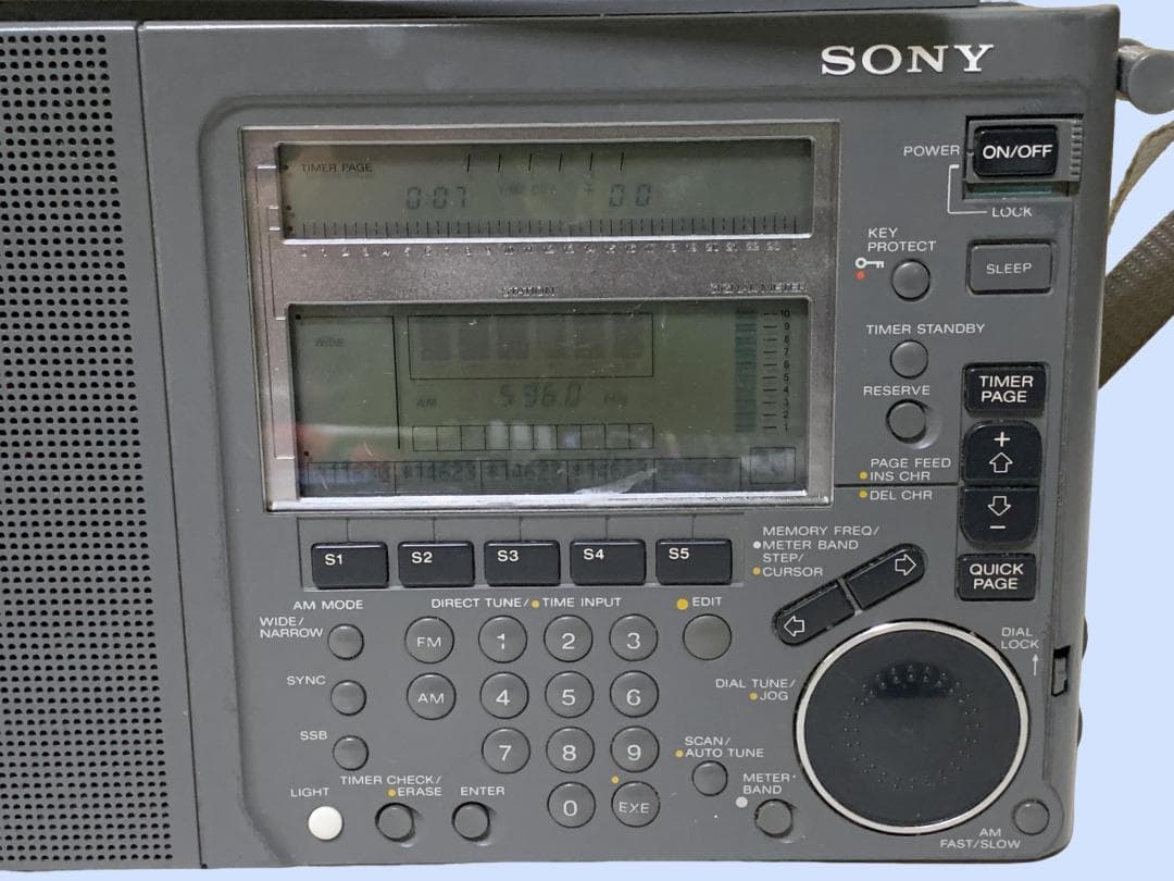 M8350 SONY ソニー ICF-SW77 AM/FM/SW BCLラジオ