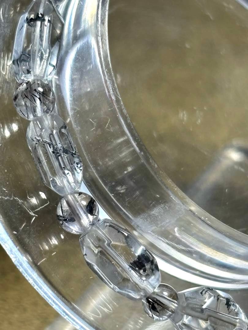 【極上品】　スティブナイトインクォーツブレスレット