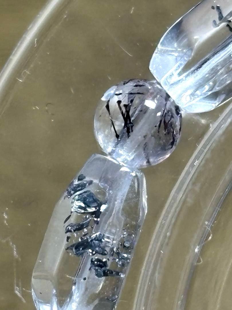 【極上品】　スティブナイトインクォーツブレスレット