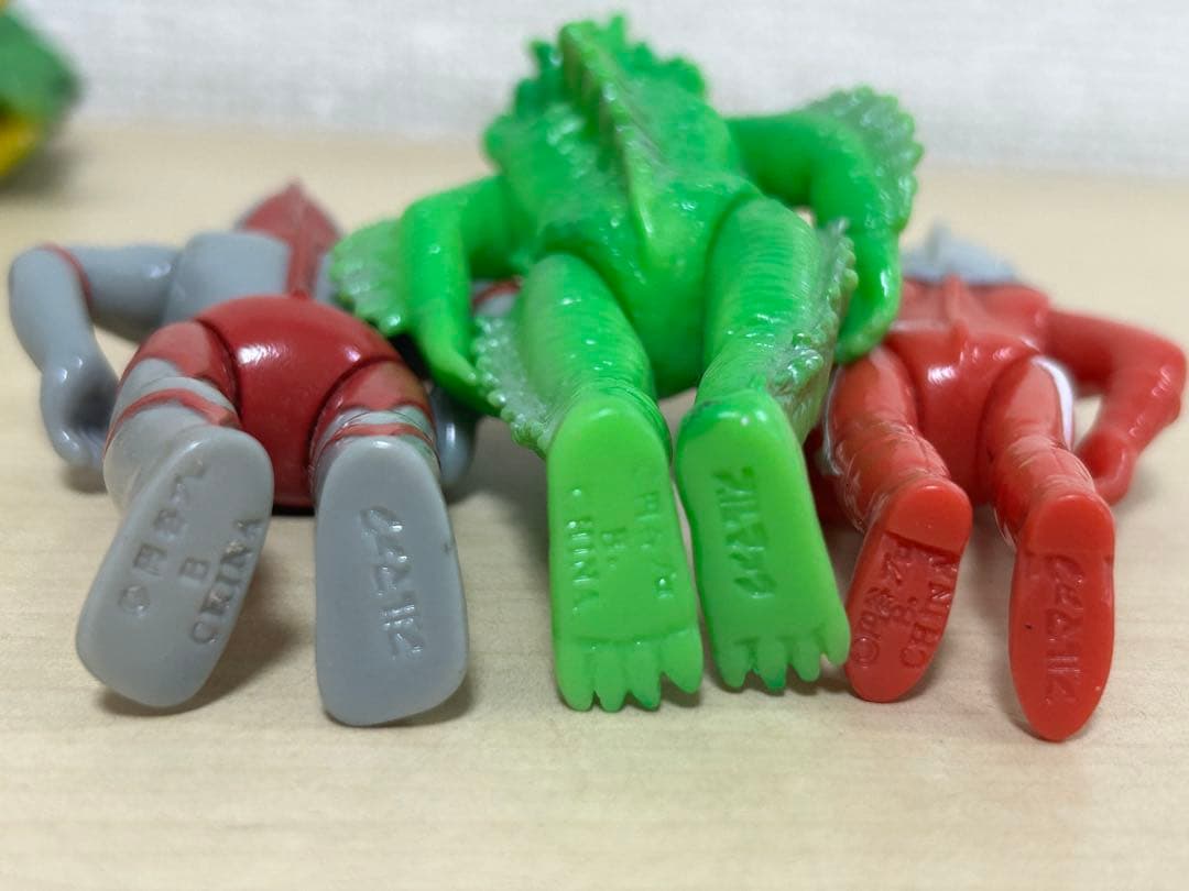 ブルマァク　ウルトラマン　怪獣　ソフビ　ミニフィギュア 7種