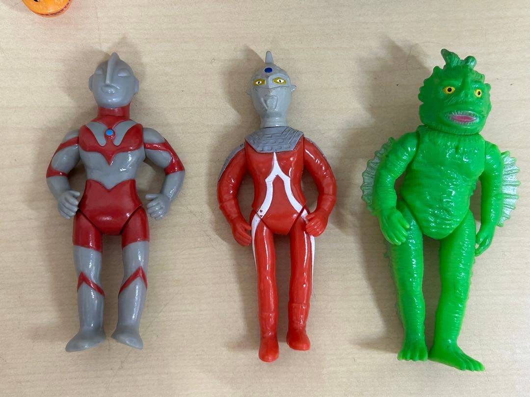 ブルマァク　ウルトラマン　怪獣　ソフビ　ミニフィギュア 7種
