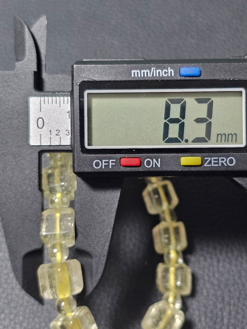 ⭐人気商品⭐希少⭐リビアングラス　キューブカット　ブレスレット