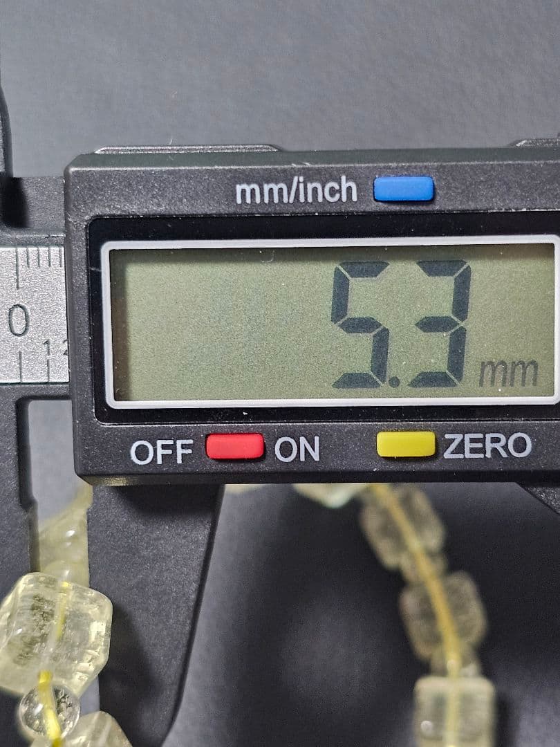 ⭐人気商品⭐希少⭐リビアングラス　キューブカット　ブレスレット