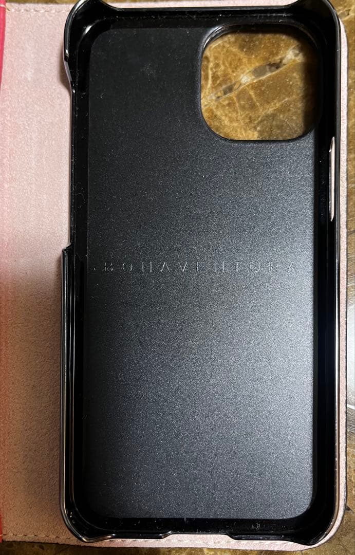 ボナベンチュラ　iPhone13mini ダイアリーケース　エトープ×アザレ