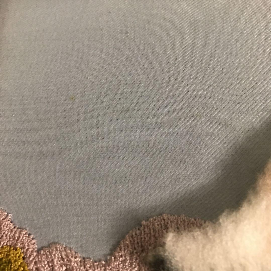 猫の額縁　ネコとカニ　額縁　半切　53×43  美術品　刺繍　毛糸