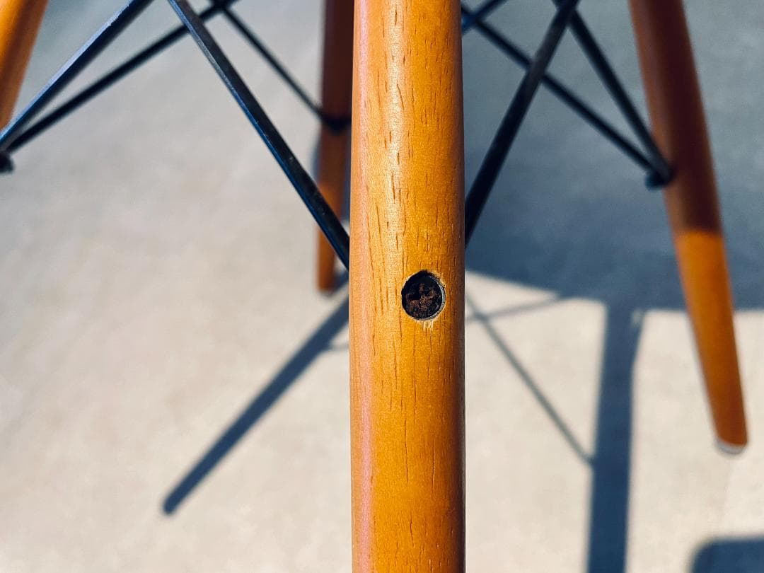 イームズアームシェルチェア 子供用 FRP 木脚　リプロダクト