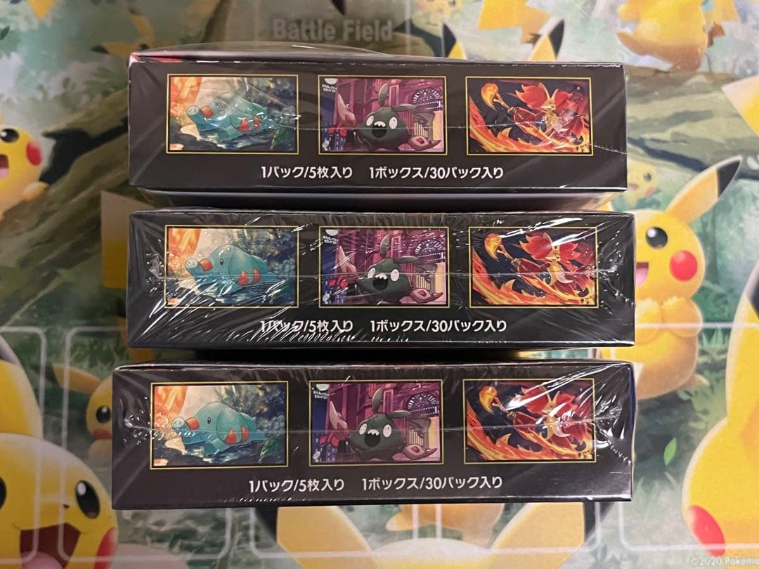 ポケモンカード　ニンジャスピナー　3BOX シュリンク付 新品•未開封