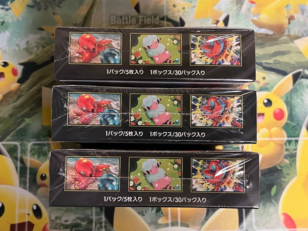 ポケモンカード　ニンジャスピナー　3BOX シュリンク付 新品•未開封