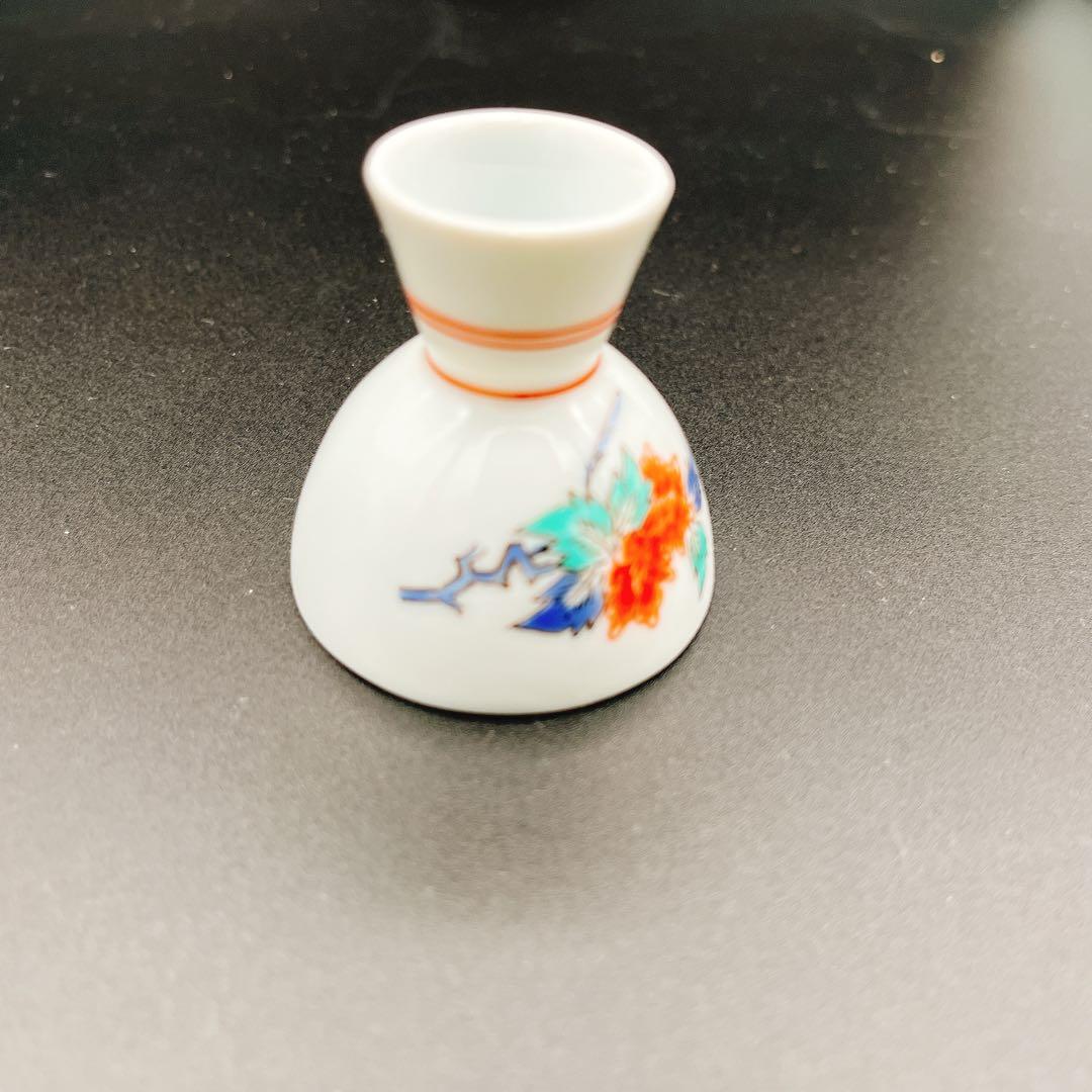 13th Kakiemon Sake Set 13代柿右衛門 錦牡丹 酒器揃