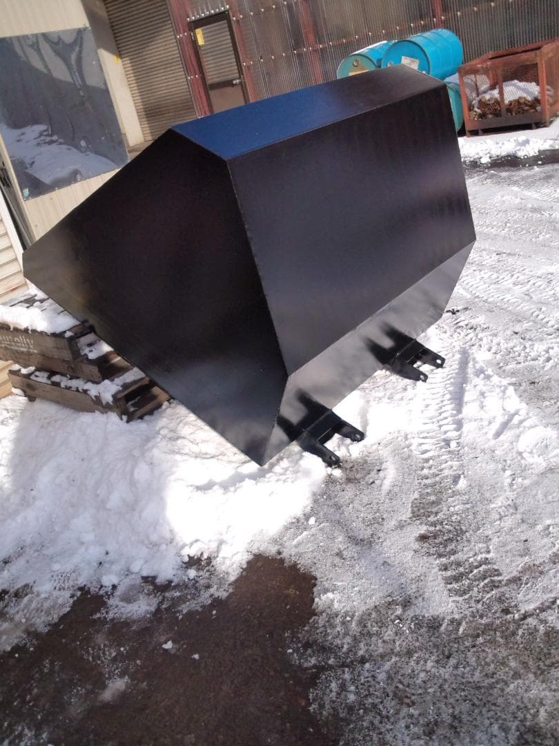 除雪用　フォークリフト用バケット
