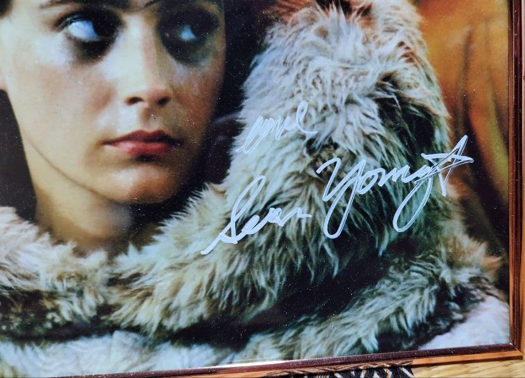 1982年、ブレードランナー：ショーン・ヤング サイン付き写真、鑑定証付き