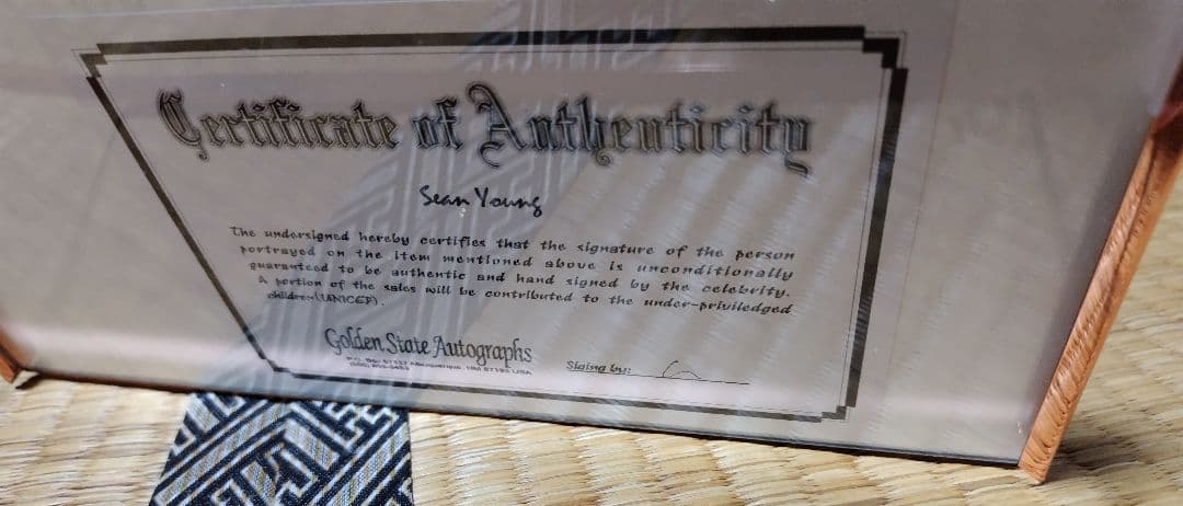 1982年、ブレードランナー：ショーン・ヤング サイン付き写真、鑑定証付き
