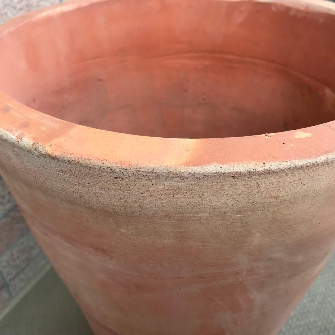 テラコッタ プランター 鉢 素焼き 丸深型 大型 植木鉢 ガーデニング おしゃれ