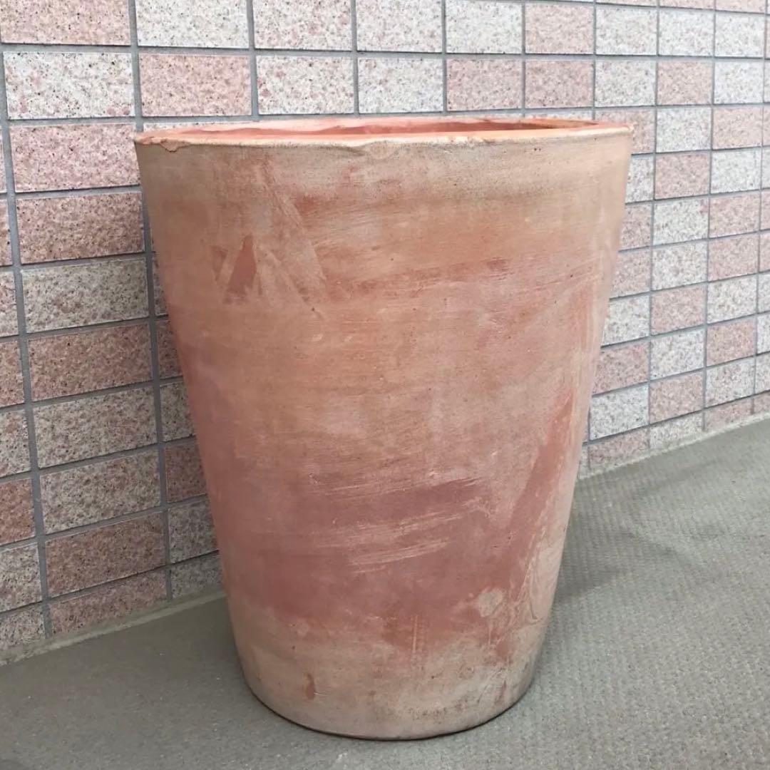 テラコッタ プランター 鉢 素焼き 丸深型 大型 植木鉢 ガーデニング おしゃれ