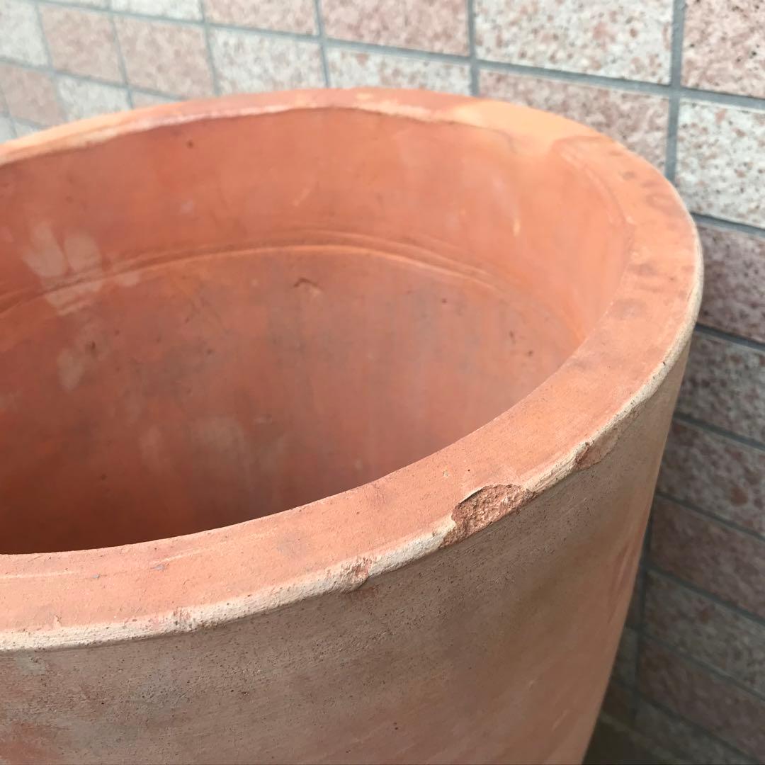 テラコッタ プランター 鉢 素焼き 丸深型 大型 植木鉢 ガーデニング おしゃれ