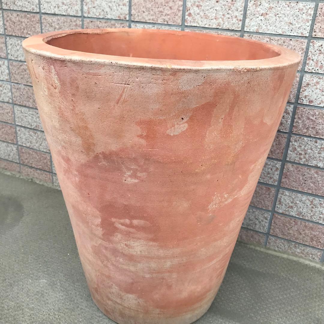 テラコッタ プランター 鉢 素焼き 丸深型 大型 植木鉢 ガーデニング おしゃれ
