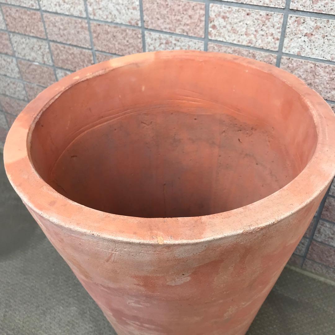 テラコッタ プランター 鉢 素焼き 丸深型 大型 植木鉢 ガーデニング おしゃれ