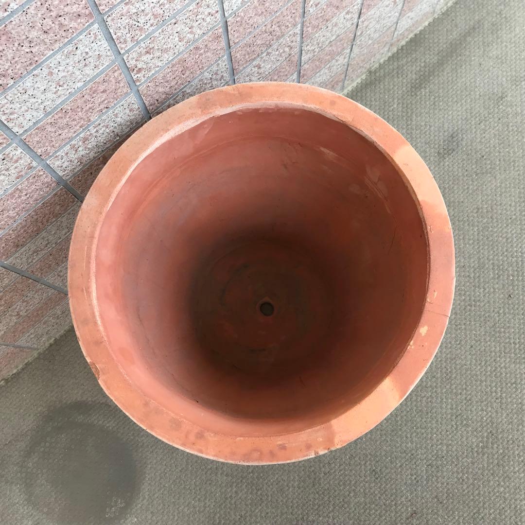 テラコッタ プランター 鉢 素焼き 丸深型 大型 植木鉢 ガーデニング おしゃれ