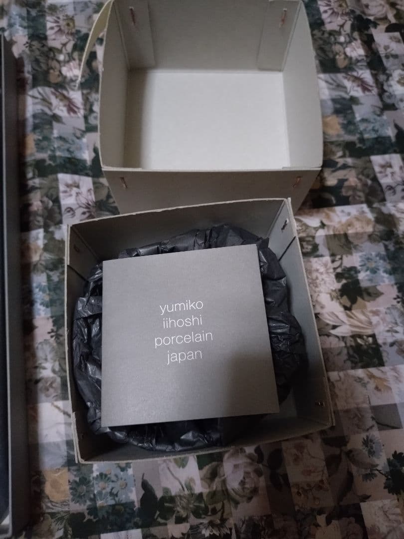 イイホシユミコ check&stripe ミスティピンク　プレート　カップ