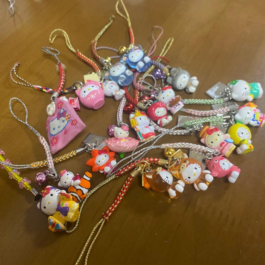 ご当地キティ 根付け ストラップ 20点 まとめ売り ハローキティ
