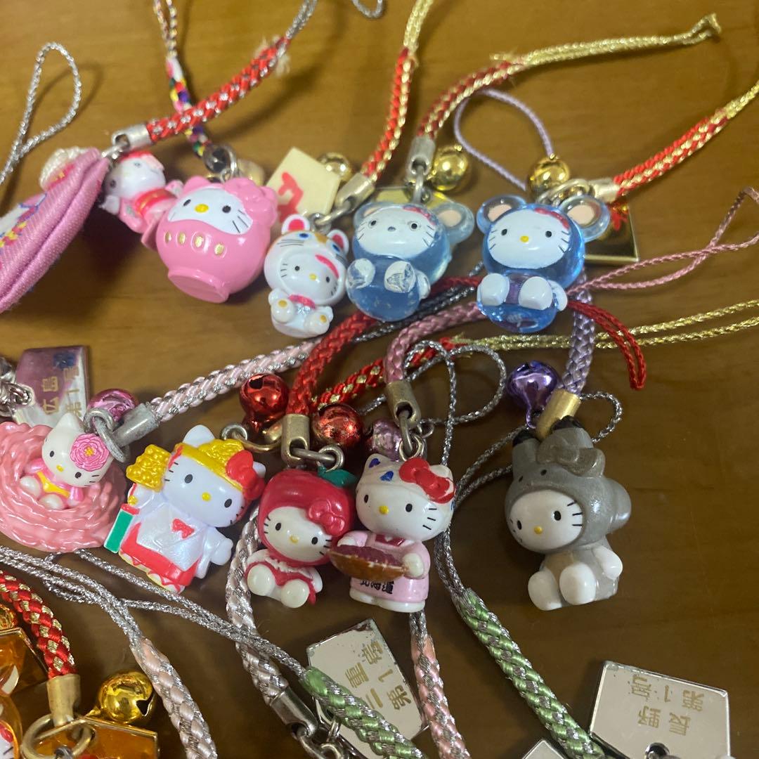 ご当地キティ 根付け ストラップ 20点 まとめ売り ハローキティ