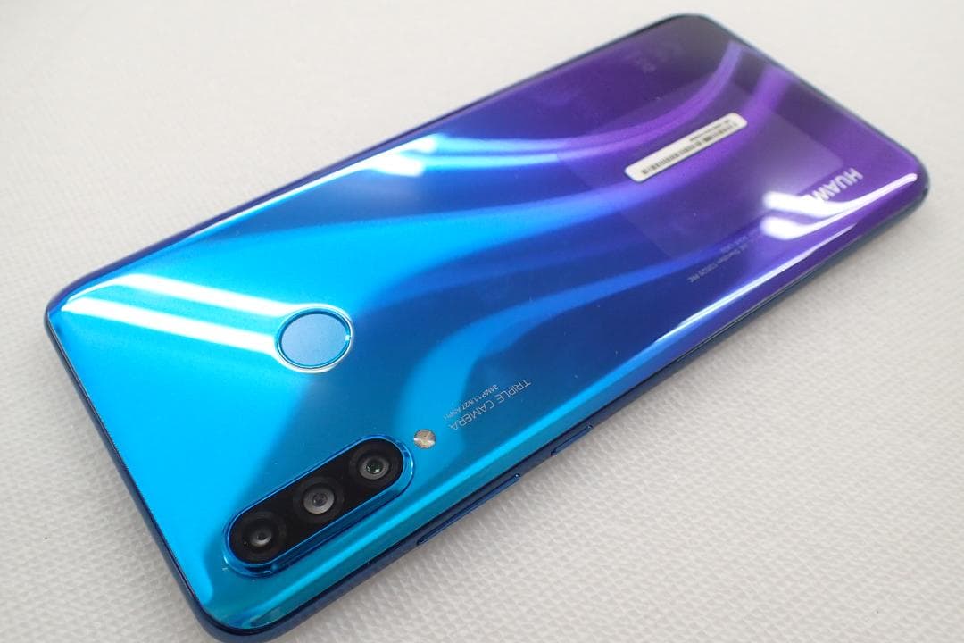 美品 HUAWEI P30 lite MAR-LX2J ピーコックブルー