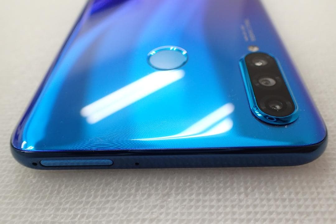 美品 HUAWEI P30 lite MAR-LX2J ピーコックブルー