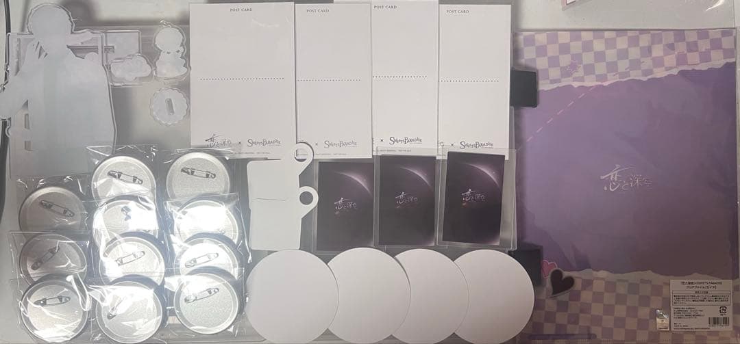 恋と深空　スイパラ　缶バッジ　アクスタ　チェキ　セイヤ　まとめ