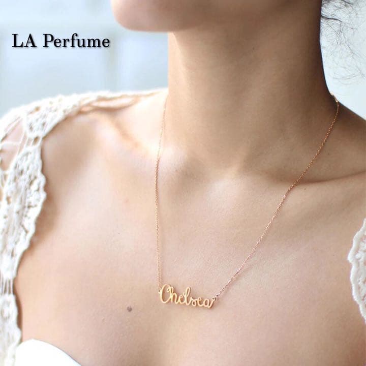 名前入り♡文字入れ カスタムネックレス✨イニシャル♡名前入り 手作り✨